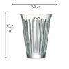 LA ROCHERE Gobelet verre pressé 36 cl Zinc Discount