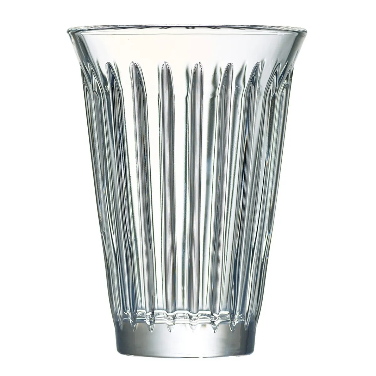 LA ROCHERE Gobelet verre pressé 36 cl Zinc Discount