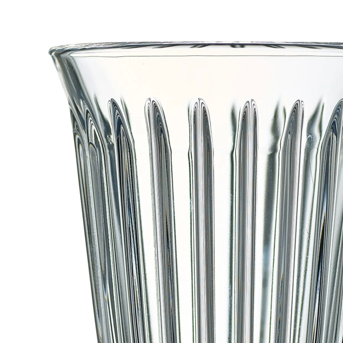 LA ROCHERE Gobelet verre pressé 36 cl Zinc Discount