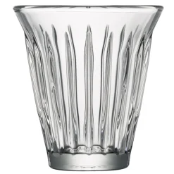 Gobelet verre pressé 19 cl Zinc - LA ROCHERE Clearance