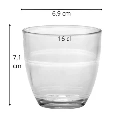 Gobelet verre trempé 16 cl Gigogne - DURALEX Online