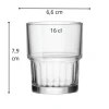 BORMIOLI ROCCO Gobelet verre trempé 16 cl Lyon Discount