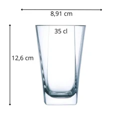 Gobelet verre trempé 35 cl Prysm - ARCOROC Clearance