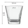ARCOROC Gobelet verre trempé 27 cl Prysm