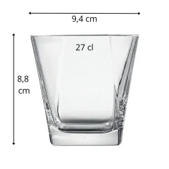 ARCOROC Gobelet verre trempé 27 cl Prysm