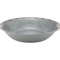 Grand plat creux mélamine gris Ø 35 cm 7 cm 3,5 L Casablanca - DALEBROOK New