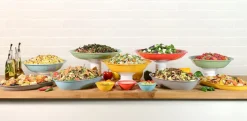 Grand plat creux mélamine vert Ø 35 cm 7 cm 3,5 L Casablanca - DALEBROOK Sale