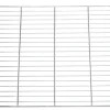 Grille inox 60x40 cm Pâtissier 5 mm 3 traverses 5 mm 29 fils 2 mm - Aucune Discount