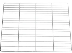 Grille inox 60x40 cm Pâtissier 5 mm 3 traverses 5 mm 29 fils 2 mm - Aucune Discount