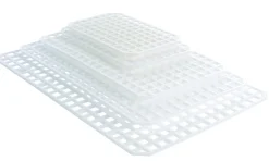 GILAC Grille pour bac plat 8L rectangulaire blanc plastique 8 mm x 27 cm Hot