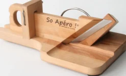 Guillotine à saucisson bois 28x15,5x10,5 cm Sans virole - Aucune Outlet