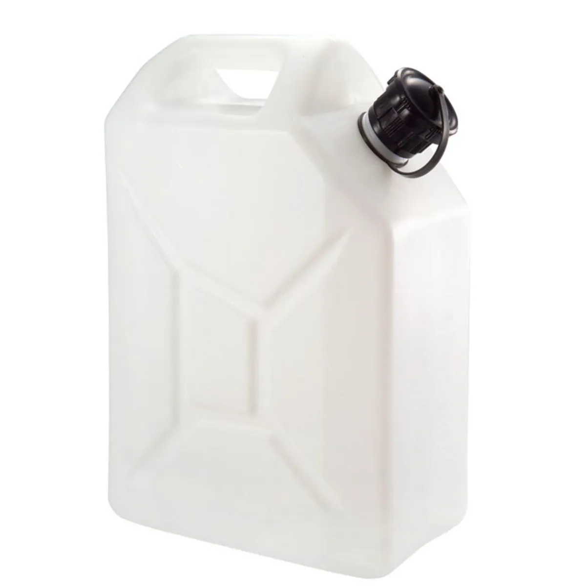 Jerrican Sans couvercle blanc plastique 32x20x46 cm 20 L fond plein parois pleines - GILAC Online