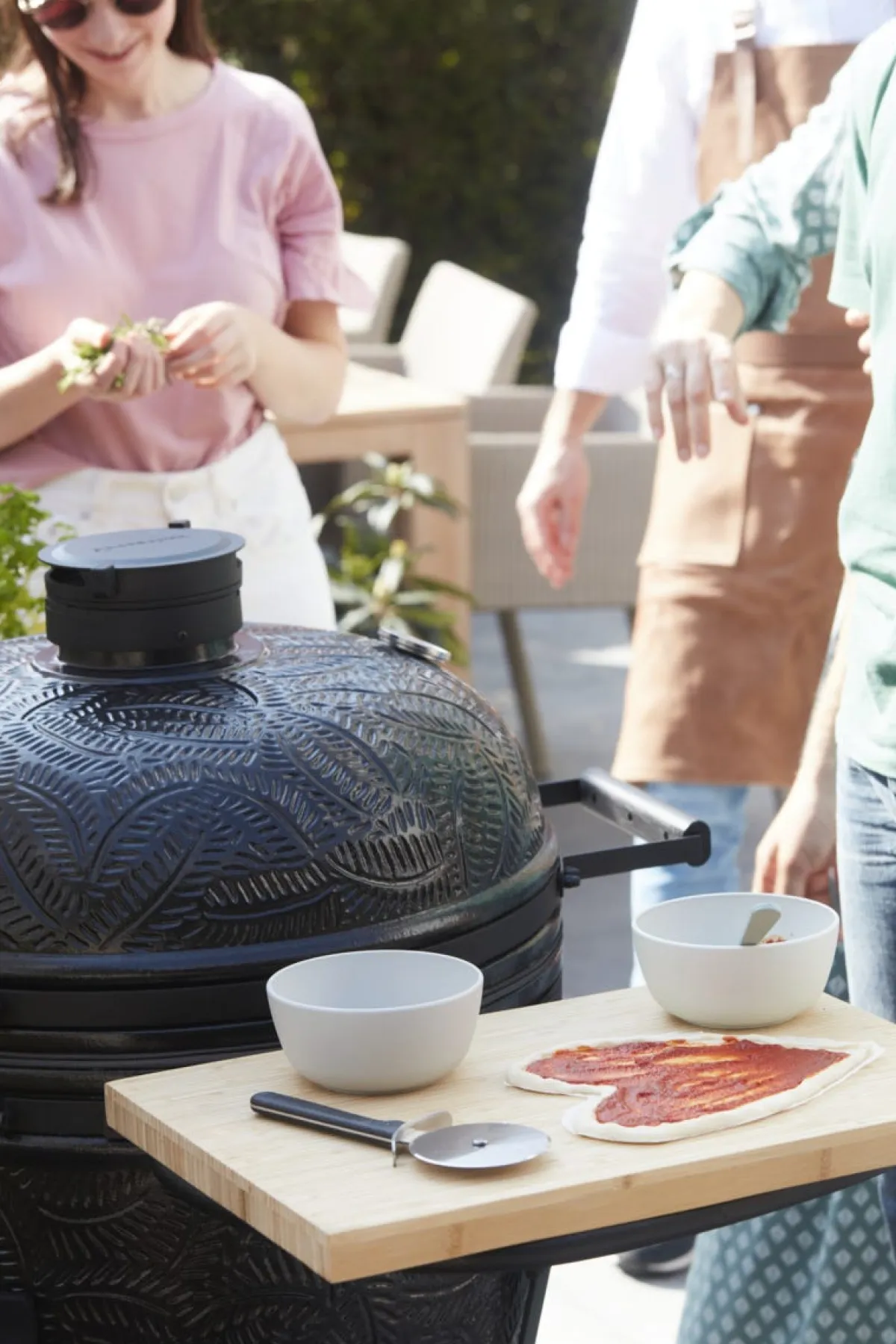 BARBECOOK Kamado grès émaillé 138x84x110,5 cm Kamal Clearance