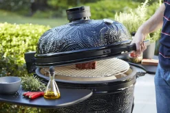 Kamado grès émaillé 138x84x110,5 cm Kamal - BARBECOOK Outlet