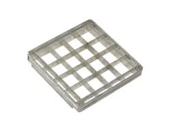 Kit couteau et poussoir 20x20 mm pour coupe-frites acier 10,7x10,7x1,5 cm - L.TELLIER New
