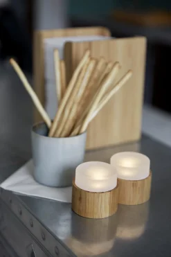 Kit de 8 bougies à led blanc Ø 5 cm 4,8 cm - DUNI Clearance