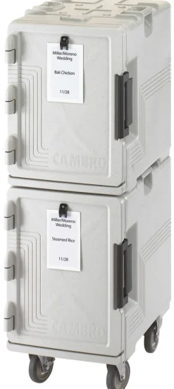 Kit roulettes pour conteneur isotherme UPCS400 acier Ø 12,7 cm - CAMBRO Best