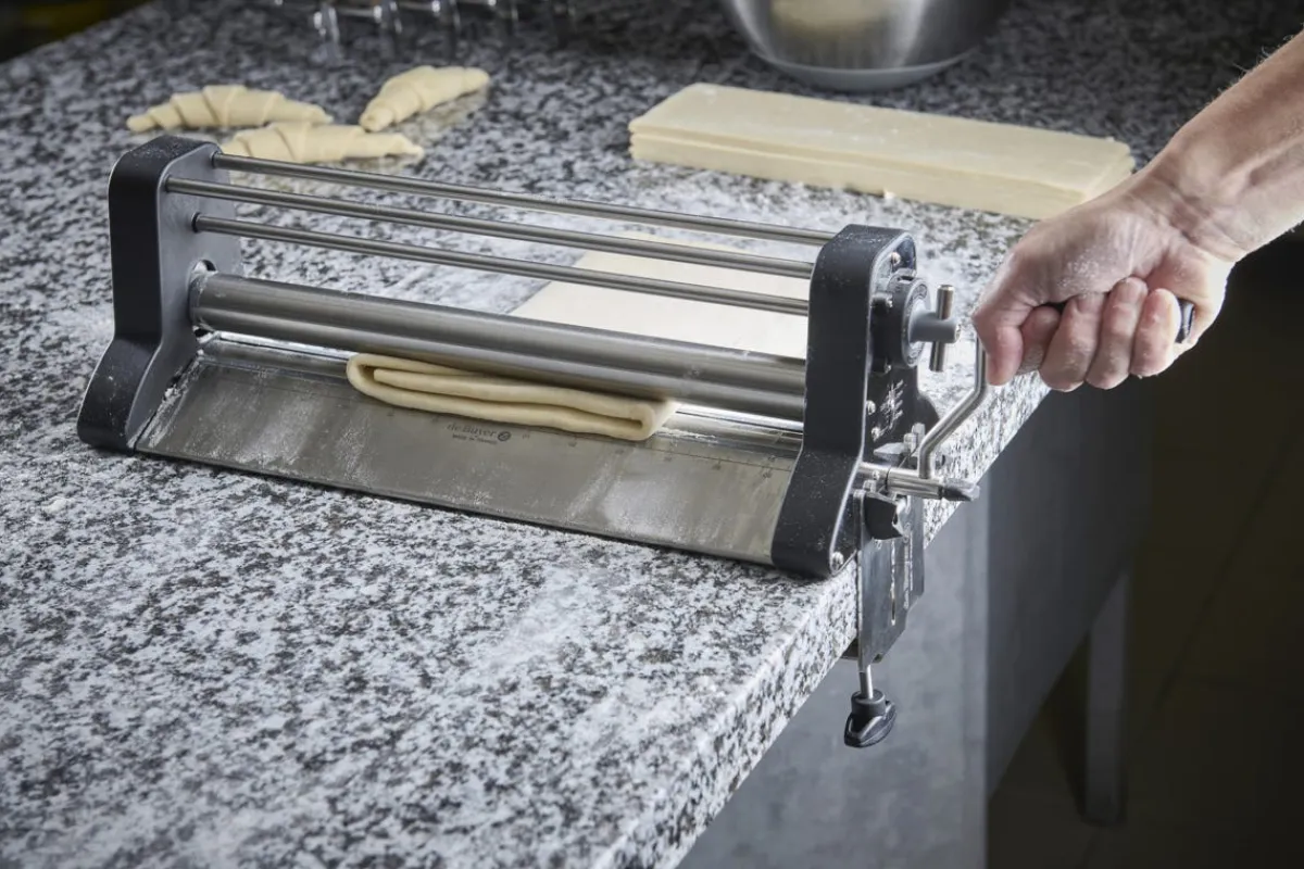DE BUYER Laminoir multipate PRO inox 56x14,5x13 cm