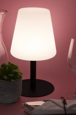 SECURIT Lampe de table noir 155x155x270 mm Michelle Clearance