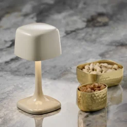 APS Lampe led beige 10,5x10,5x21,5 cm Soho New