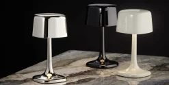 Lampe led gris 10,5x10,5x21,5 cm Soho - APS New