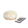 Lampe à led ivoire pierre Ø 115 mm 60 mm - DUNI Discount