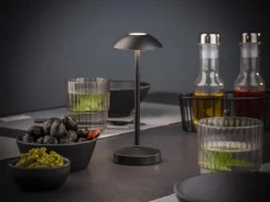 APS Lampe led noir Ø 7,5 cm 20,5 cm Alva Hot