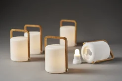 Lampe à led nomade blanc Ø 10,8 cm 14,8 cm - DUNI Online