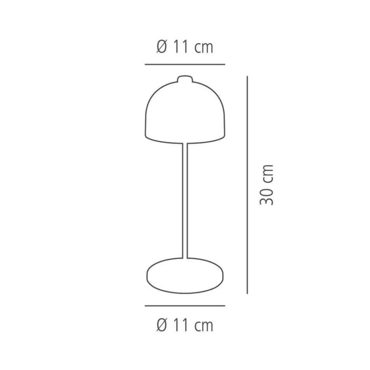Lampe led or Ø 11 cm 30 cm Joseph - APS Online