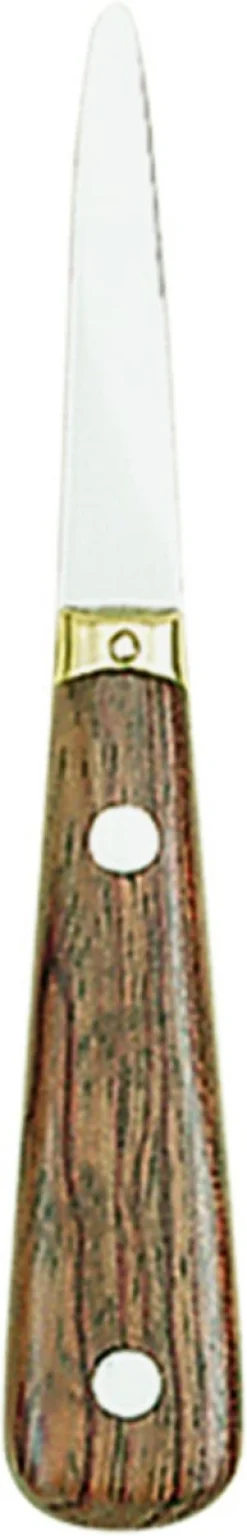 Lancette à huîtres 7 cm inox bois unie - DEGLON Best