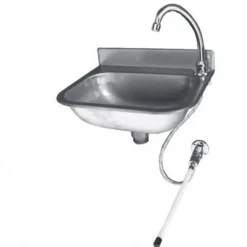PROINOX Lave-mains inox 38 cm x 19 cm Sans dosseret Sans étagère Sale