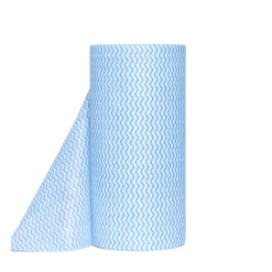 KLEANING ESSENTIALS Lavette non tissée bleu viscose 50x30 cm Outlet