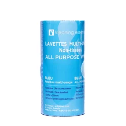 KLEANING ESSENTIALS Lavette non tissée bleu viscose 50x30 cm Outlet