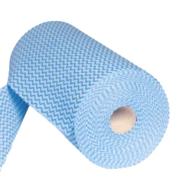 KLEANING ESSENTIALS Lavette non tissée bleu viscose 50x30 cm Outlet