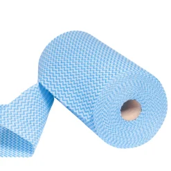 KLEANING ESSENTIALS Lavette non tissée bleu viscose 50x30 cm Outlet