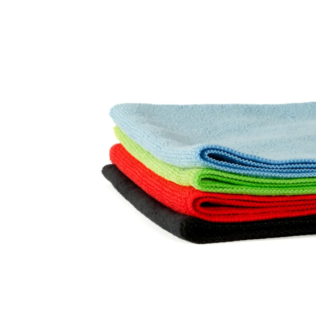 Lavettes microfibre noir microfibre 40x40 cm (5 pièces) - KLEANING ESSENTIALS