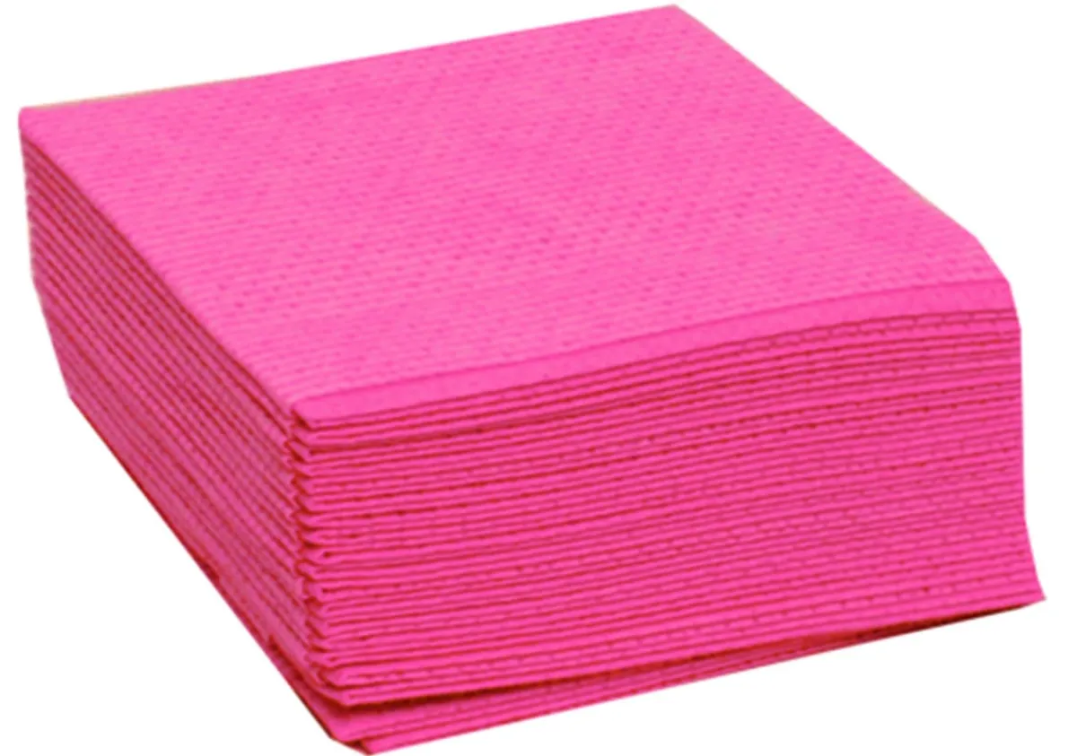 Lavettes non tissées rose 50x35 cm (25 pièces) - Aucune New