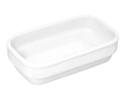 Légumier rectangulaire blanc porcelaine culinaire 16 cm Regithermie - enova Hot