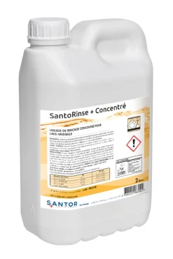 SANTOR Liquide de rincage très concentré pour le lavage de la vaisselle en machine 2 L inse Hot