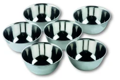 Lot de 6 bols rince-doigts rond inox Ø 12 cm (6 pièces) - LACOR Clearance