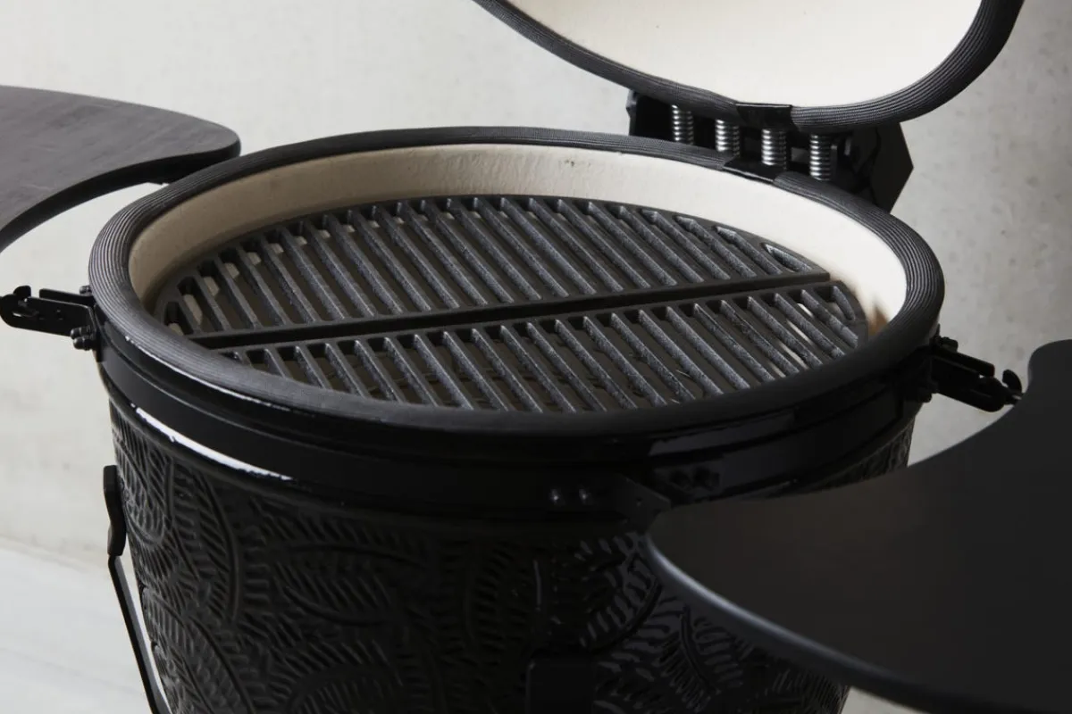 BARBECOOK Lot de 2 grilles demi-lune pour Kamal XL fonte d'acier Ø 53 cm 2,5 cm Kamal Sale