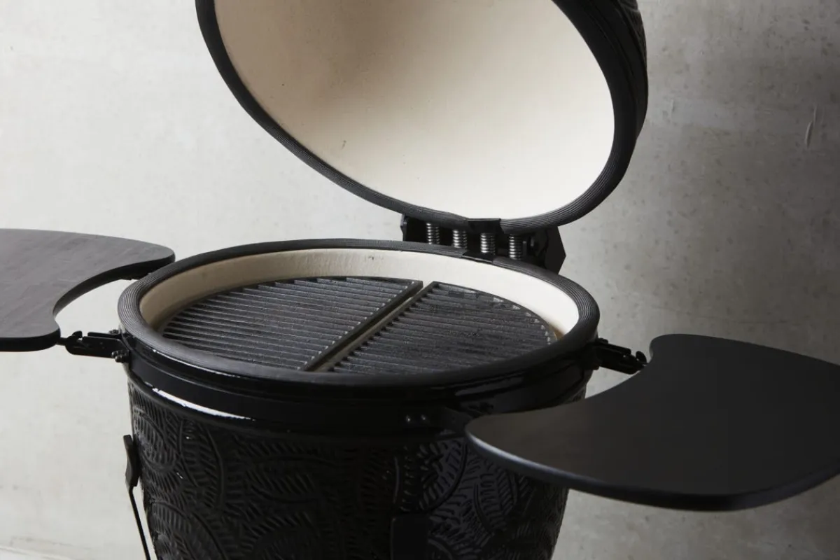 BARBECOOK Lot de 2 grilles demi-lune pour Kamal XL fonte d'acier Ø 53 cm 2,5 cm Kamal Sale