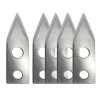 L.TELLIER Lot de 5 lames réversibles pour ouvre-boîtes OEXTC et OE750 inox Clearance
