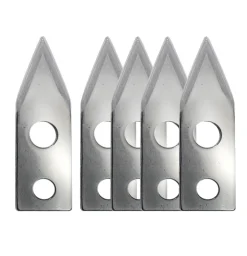 L.TELLIER Lot de 5 lames réversibles pour ouvre-boîtes OEXTC et OE750 inox Clearance