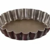 GOBEL Lot de 6 moules à tartelette à bords cannelés acier Revêtement anti-adhésif Ø 10 cm 1,8 cm (6 pièces) Best