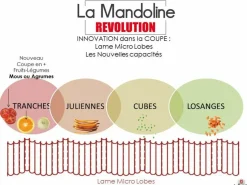 Mandoline inox 50x18,5x18 cm Ultra Revolution - DE BUYER New