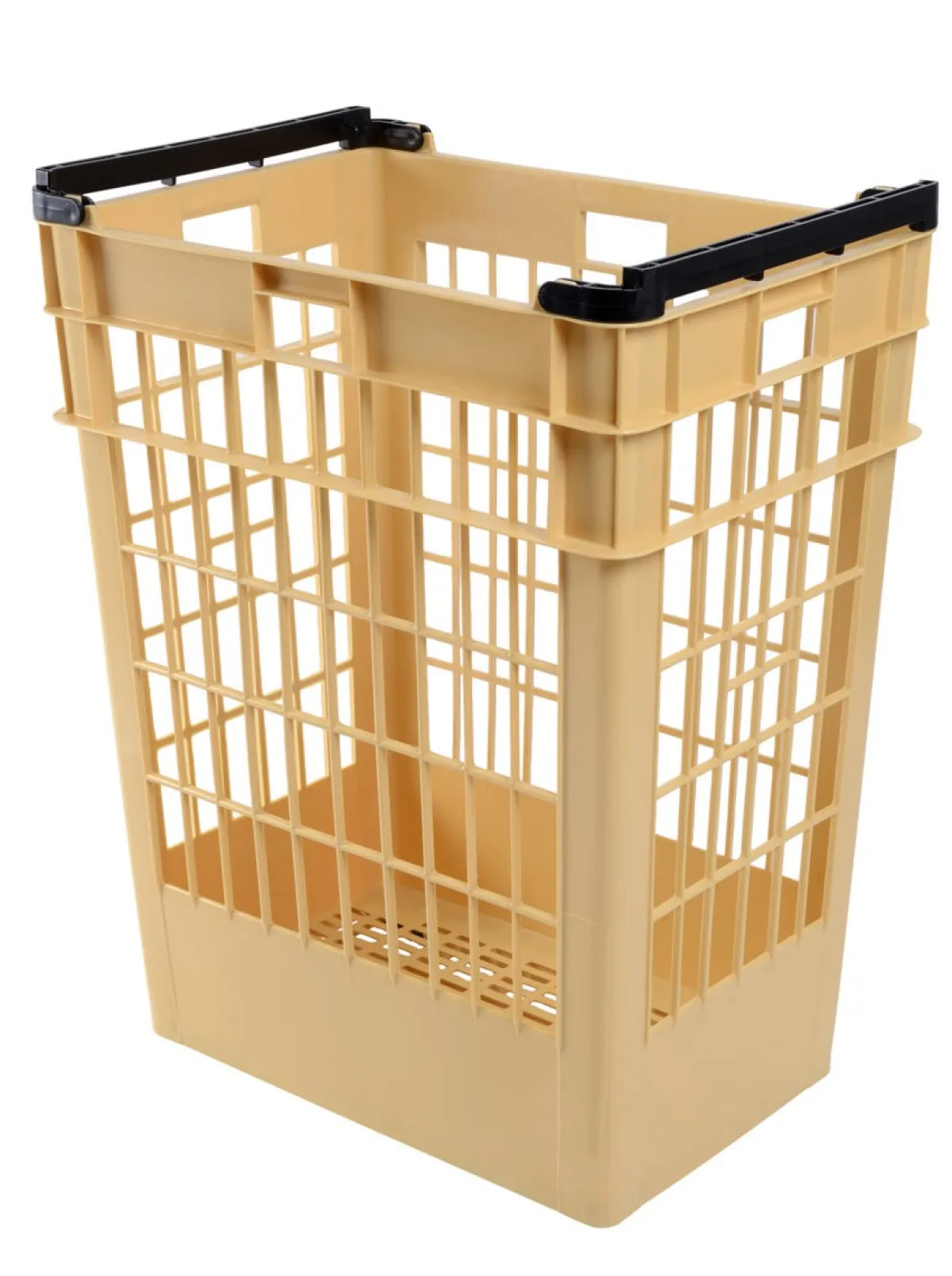 Manne à pain Sans couvercle beige plastique 66,5x46x85 cm 180 L fond ajouré parois ajourées - GILAC Sale