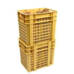 GILAC Manne à pain Sans couvercle beige plastique 64x45x55,5 cm 120 L fond ajouré parois ajourées Best