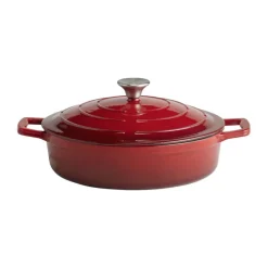 APS Marmite fonte émaillée inox Sans revêtement Avec couvercle 28x28x7 cm 3 L 5 Stars Best