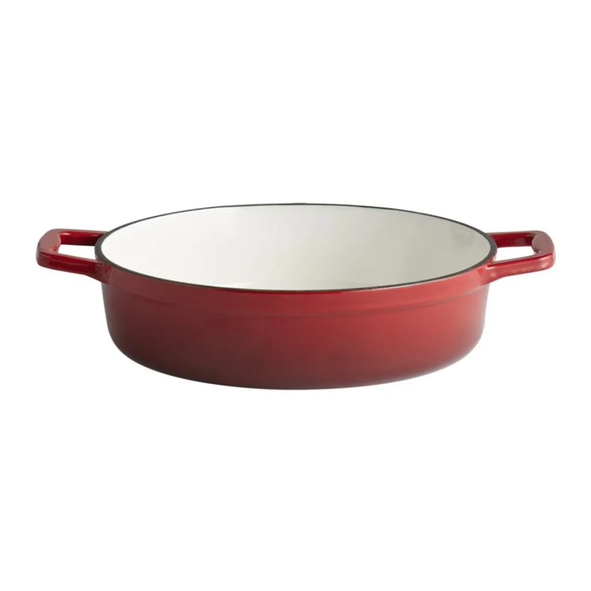 APS Marmite fonte émaillée inox Sans revêtement Avec couvercle 28x28x7 cm 3 L 5 Stars Best